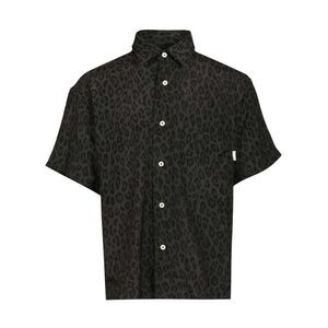 Amish Men Leopard Print Shirt